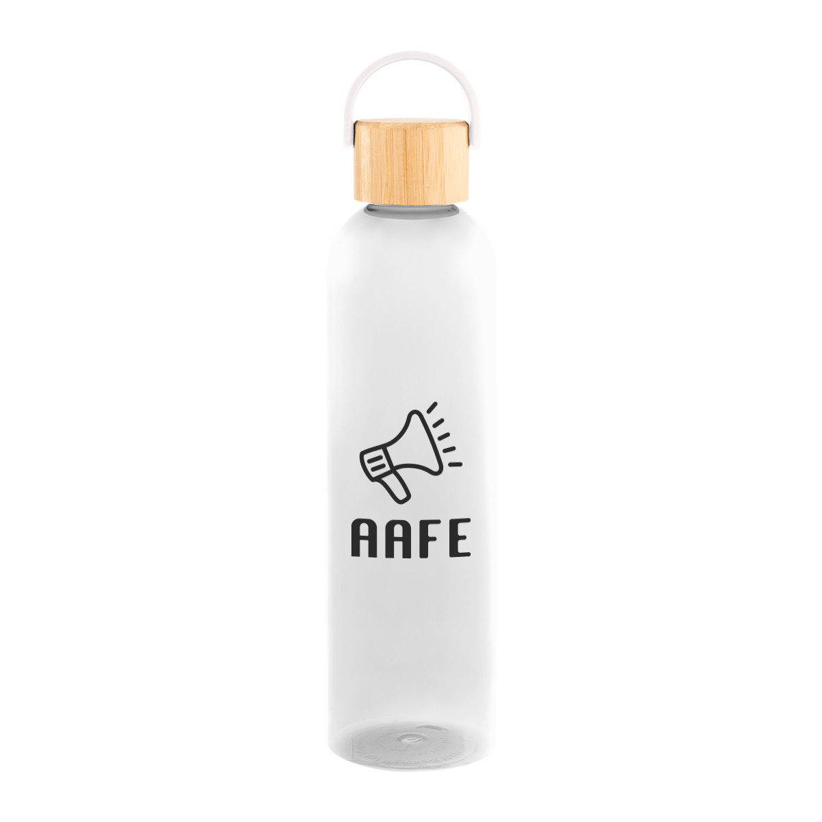 32 Oz. Jeffrey rPET Bottle With Bamboo Lid And Easy Carry Handle Product Image