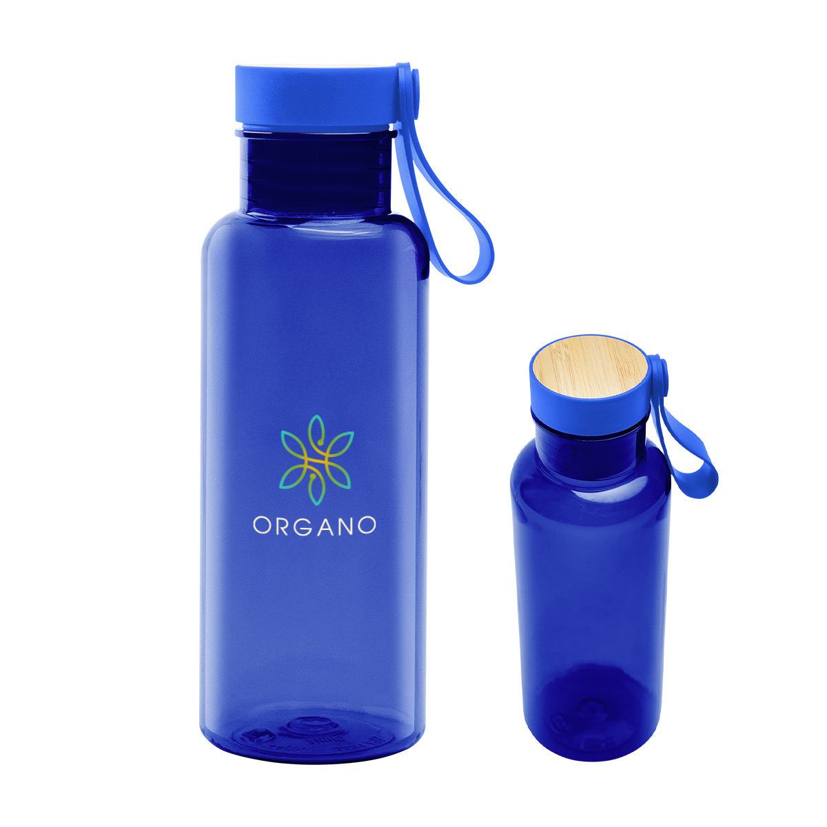 Cade rPET Bottle with Bamboo Accent Lid & Silicone Easy Carry Handle - 20 oz. Product Image