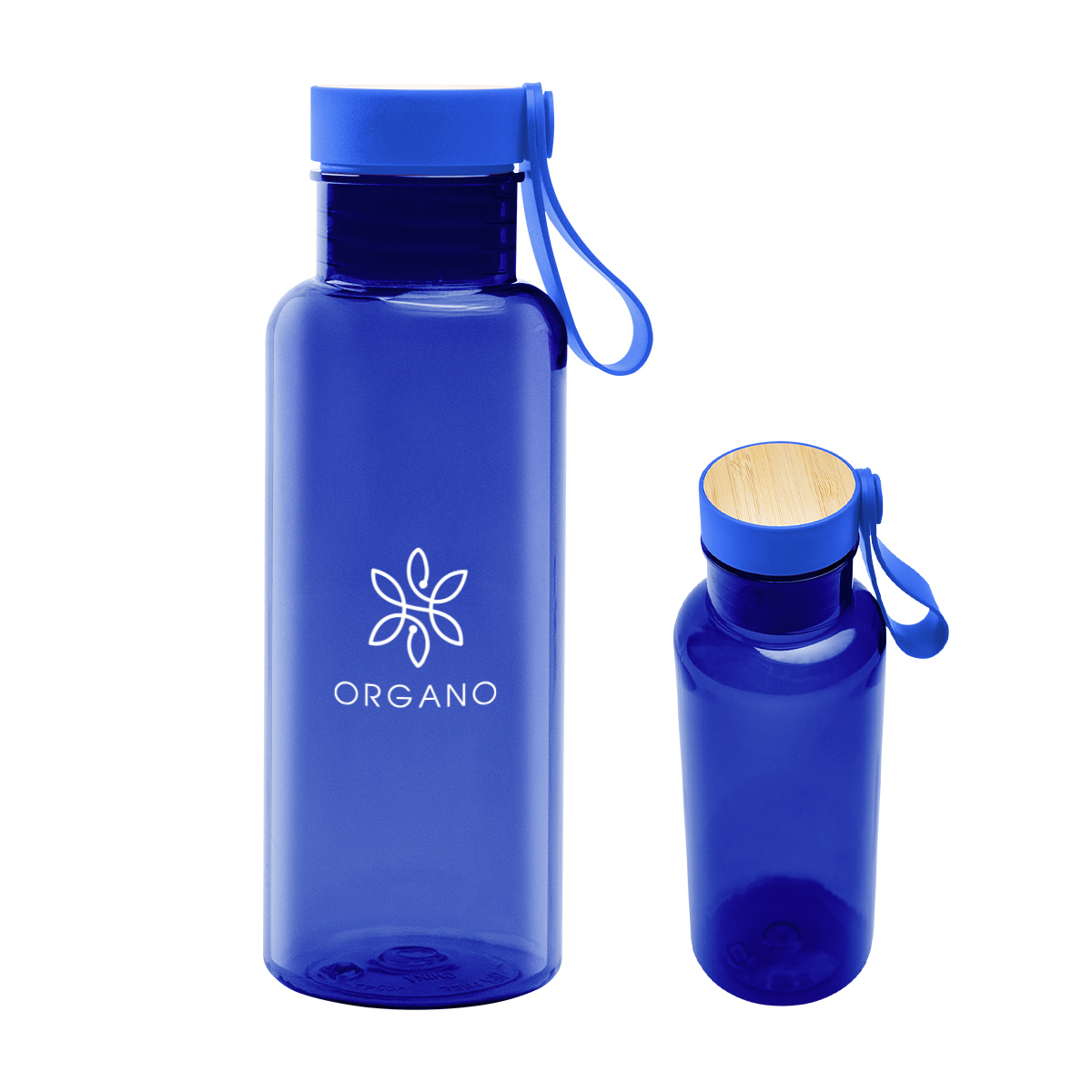 Cade rPET Bottle with Bamboo Accent Lid & Silicone Easy Carry Handle - 20 oz. Product Image
