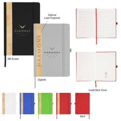 Recycled PU And Bamboo Accent Journal Product Image