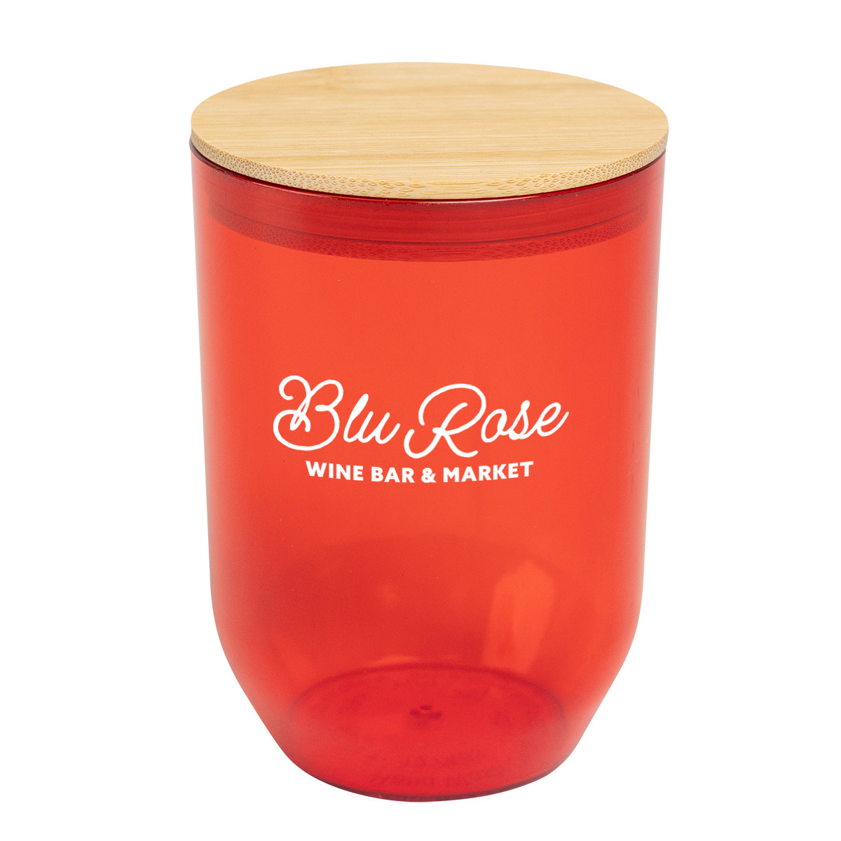12 Oz. Montrose rPET Wine Tumbler With Bamboo Lid Product Image