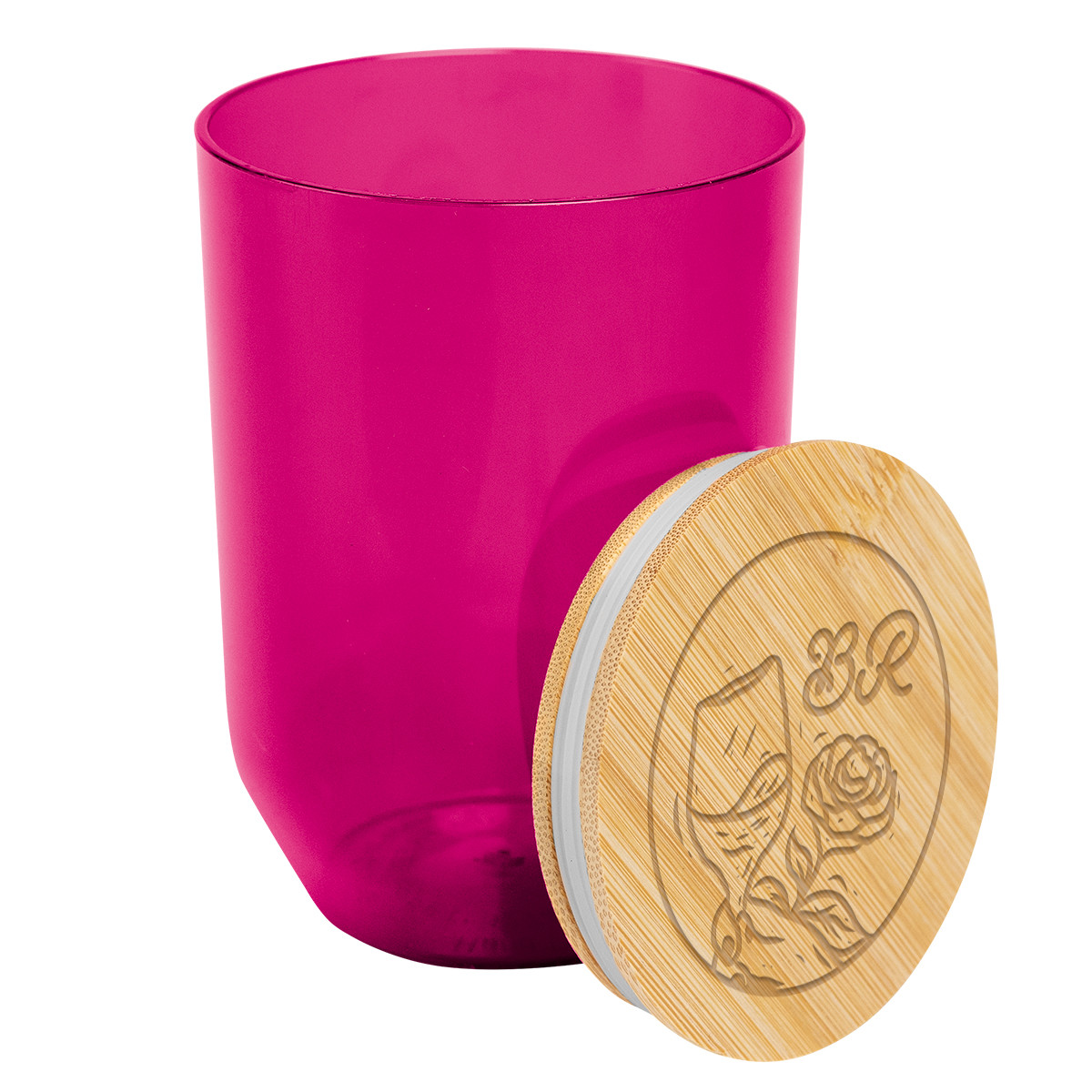 12 Oz. Montrose rPET Wine Tumbler With Bamboo Lid Product Image
