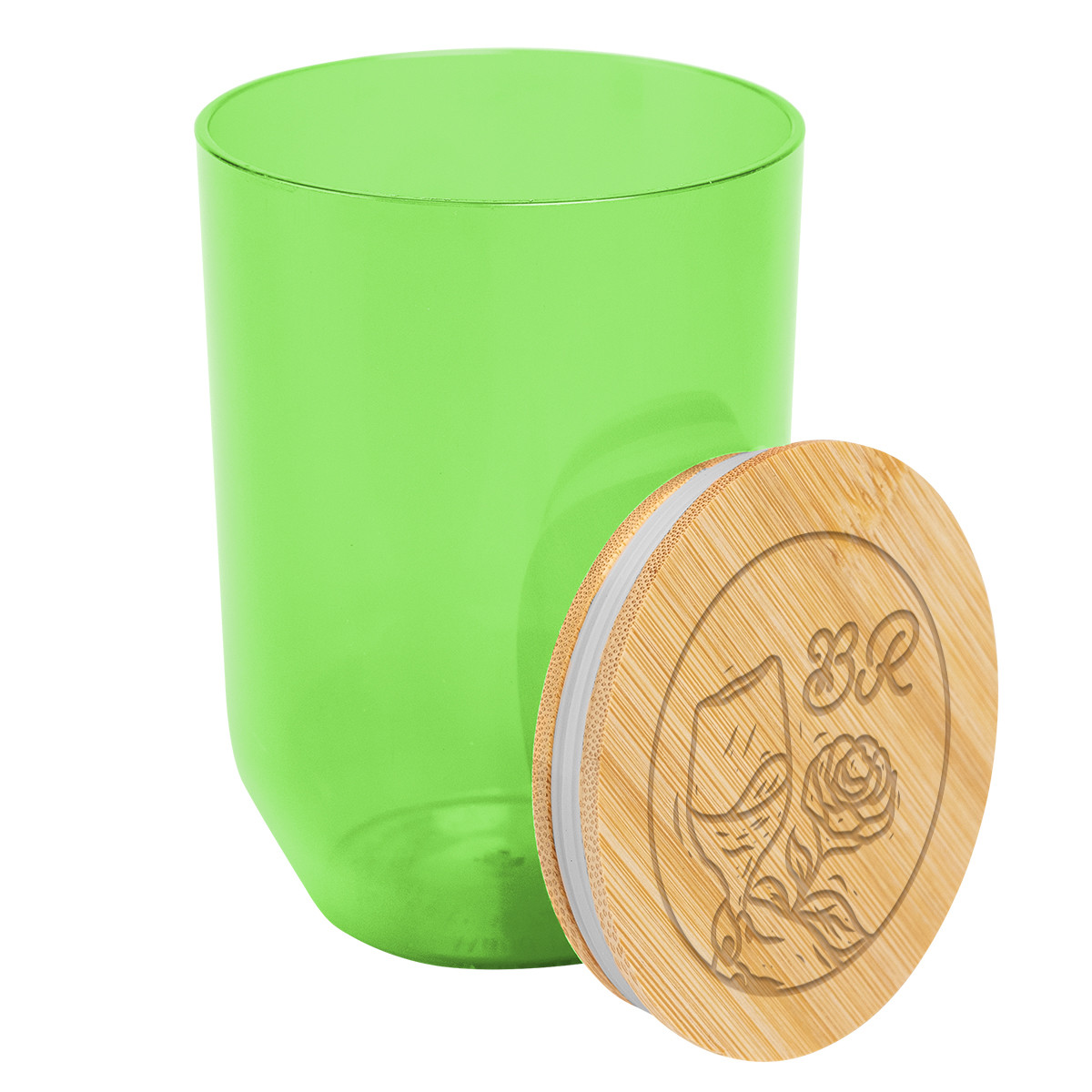 12 Oz. Montrose rPET Wine Tumbler With Bamboo Lid Product Image
