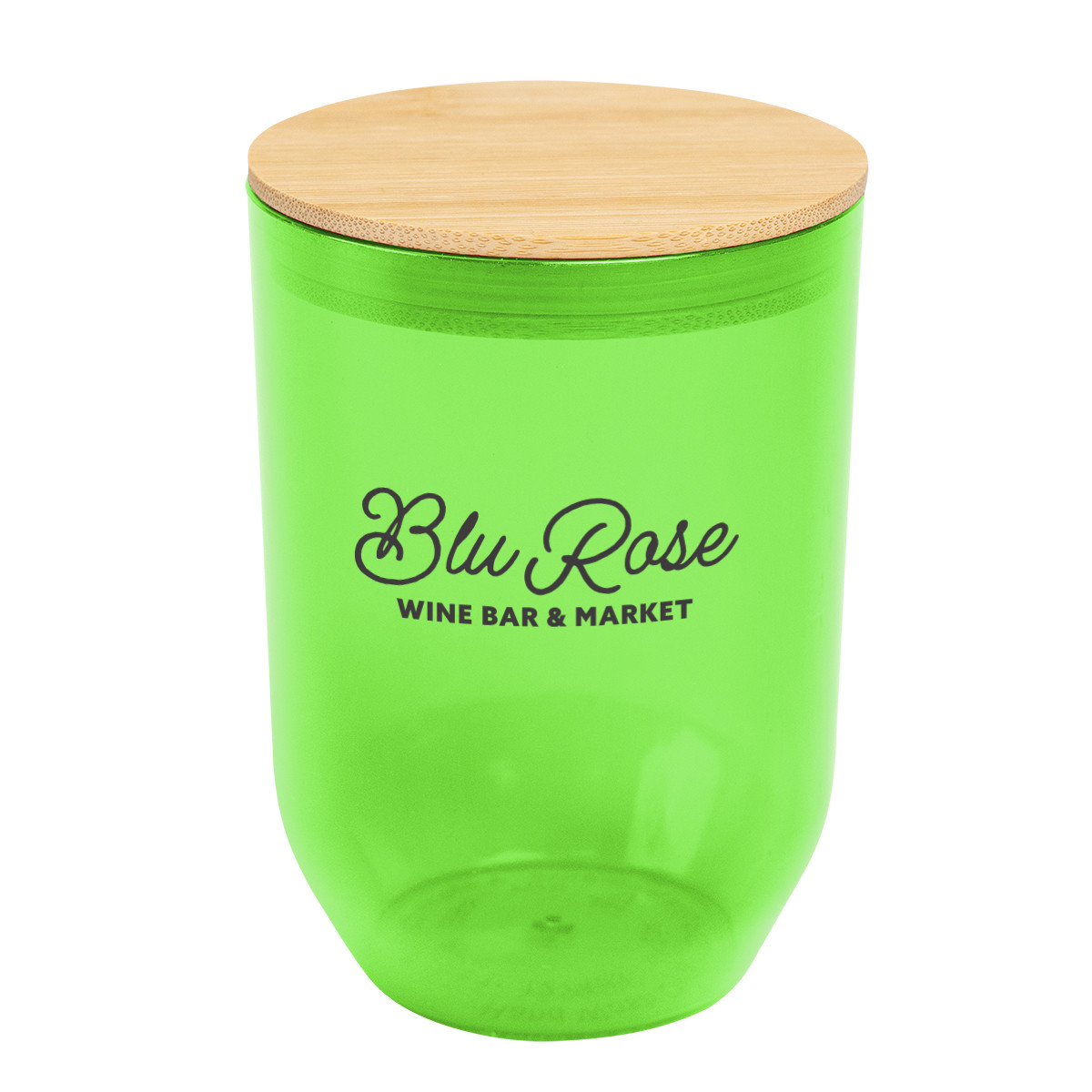 12 Oz. Montrose rPET Wine Tumbler With Bamboo Lid Product Image