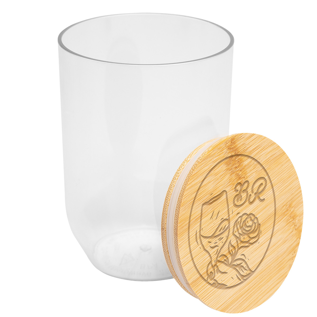 12 Oz. Montrose rPET Wine Tumbler With Bamboo Lid Product Image