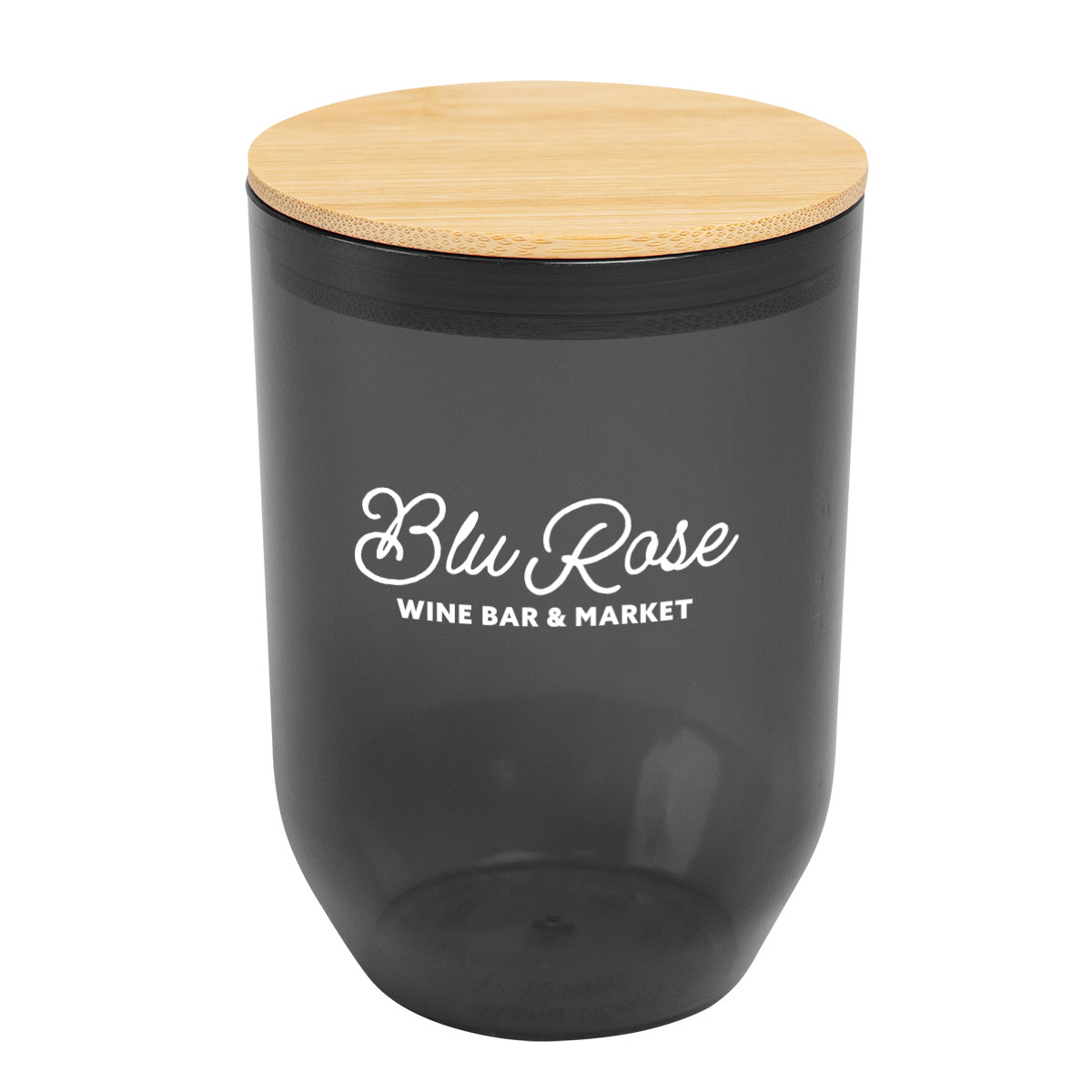 12 Oz. Montrose rPET Wine Tumbler With Bamboo Lid Product Image