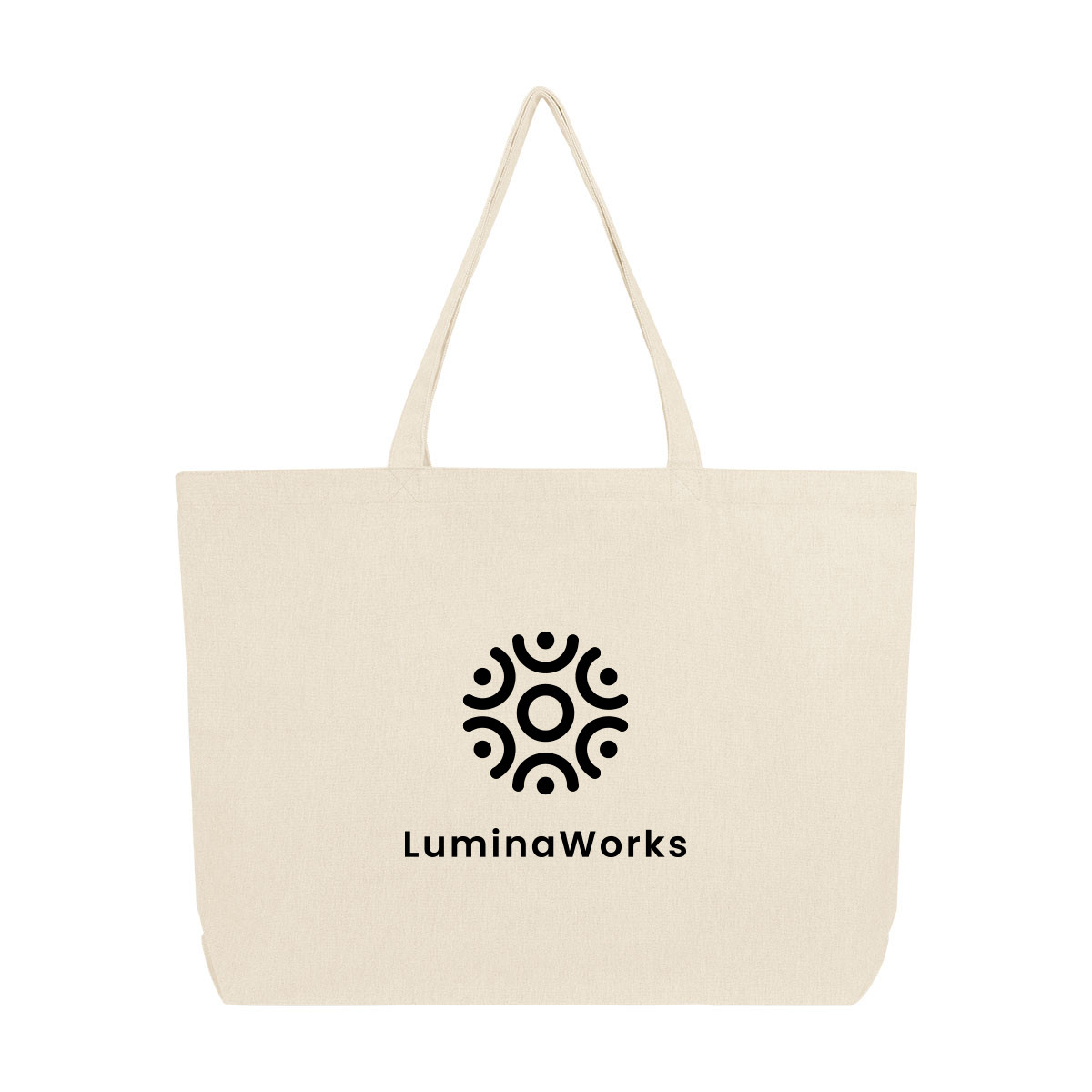 Aware™ 9 oz. Recycled Cotton Shopper Tote Bag Product Image