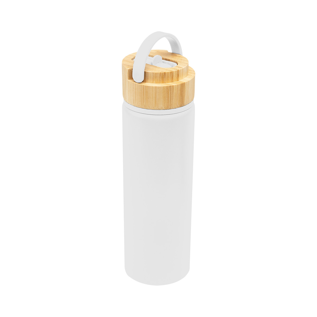 Ellis Recycled Aluminum Bottle With Bamboo Lid - 27 Oz. Product Image
