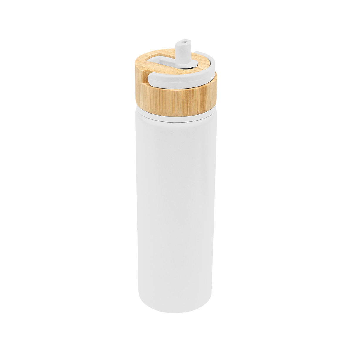 Ellis Recycled Aluminum Bottle With Bamboo Lid - 27 Oz. Product Image