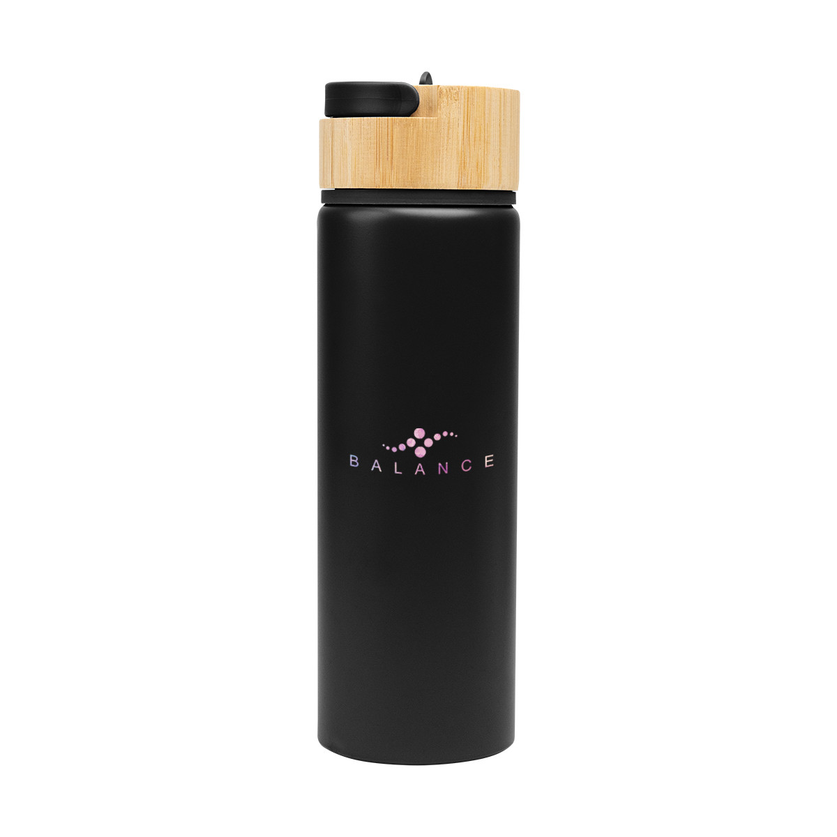 Ellis Recycled Aluminum Bottle With Bamboo Lid - 27 Oz. Product Image