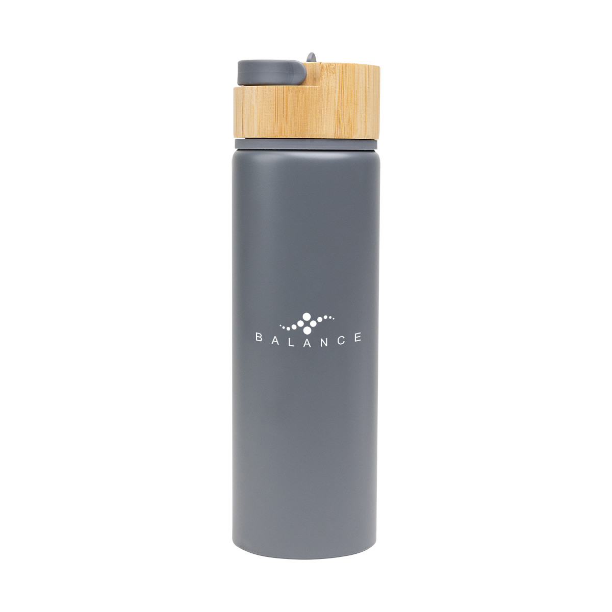 Ellis Recycled Aluminum Bottle With Bamboo Lid - 27 Oz. Product Image