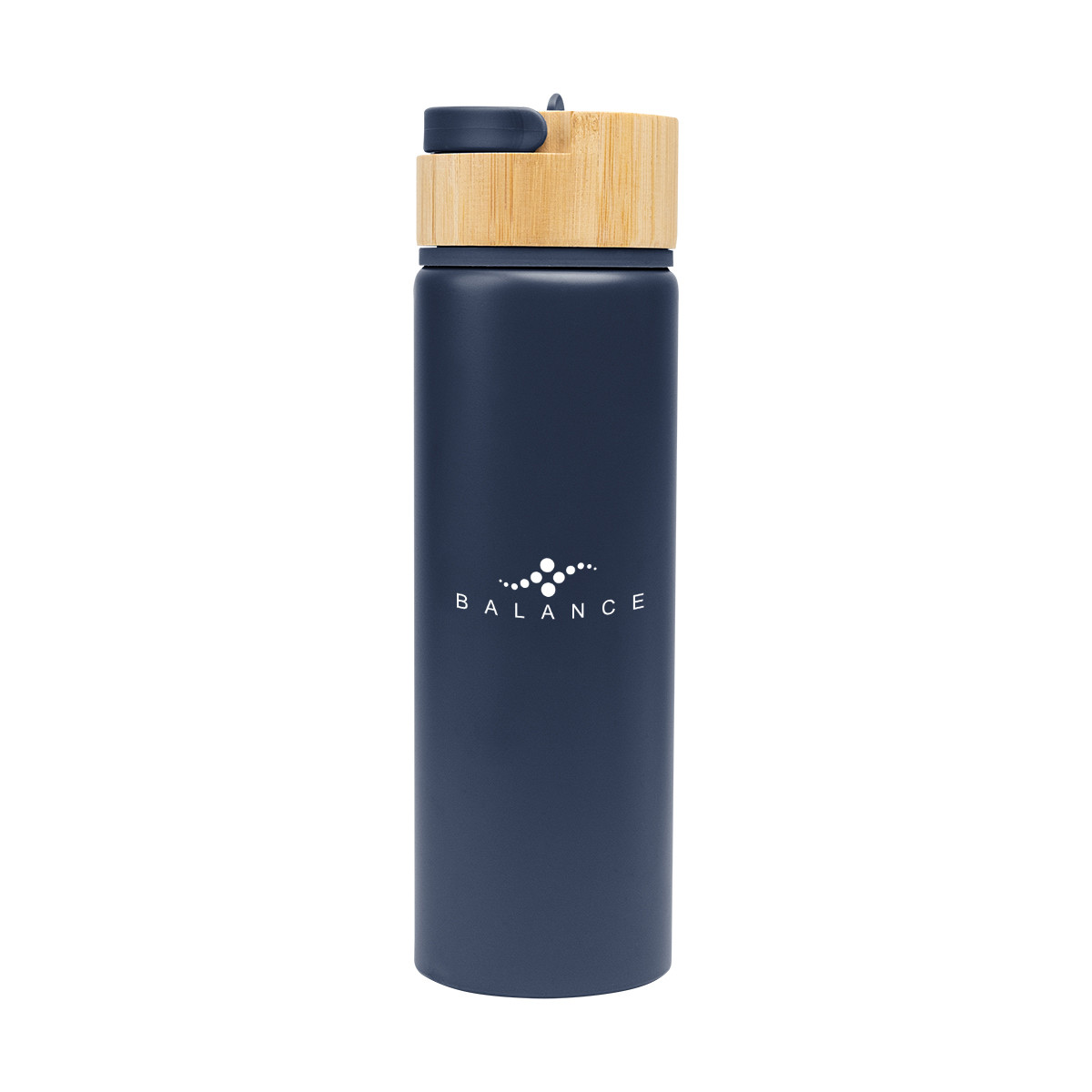 Ellis Recycled Aluminum Bottle With Bamboo Lid - 27 Oz. Product Image