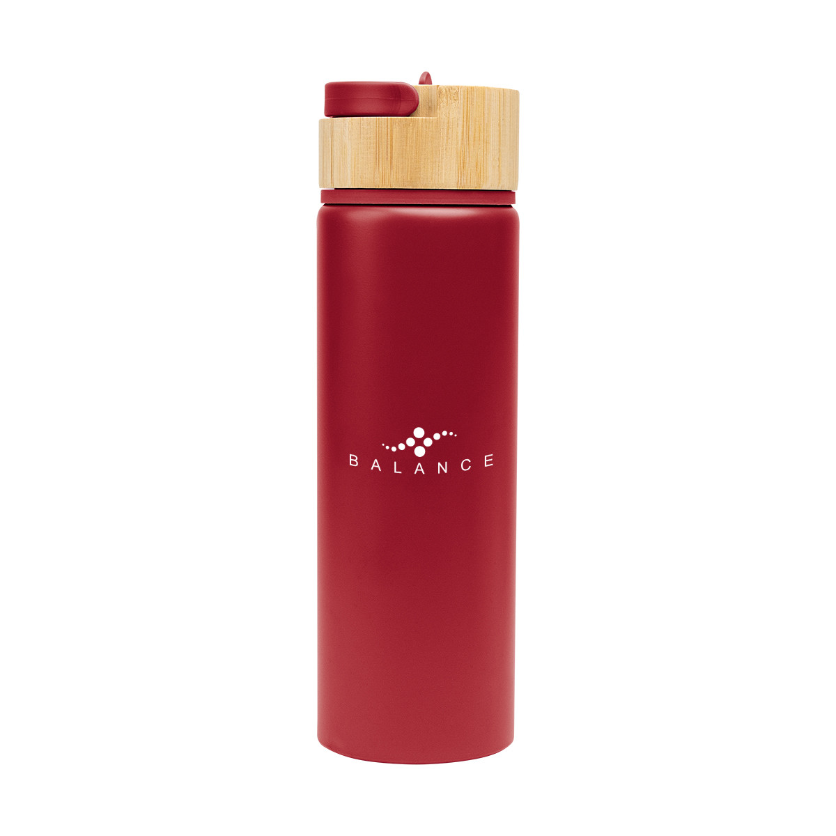 Ellis Recycled Aluminum Bottle With Bamboo Lid - 27 Oz. Product Image