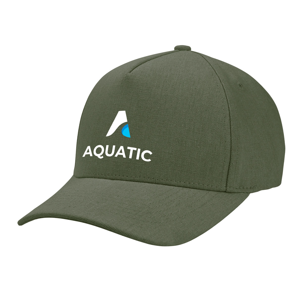 Aware™ Recycled Cotton Cap with Leatherette Backstrap Product Image