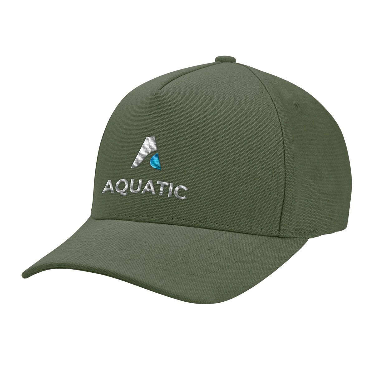 Aware™ Recycled Cotton Cap with Leatherette Backstrap Product Image