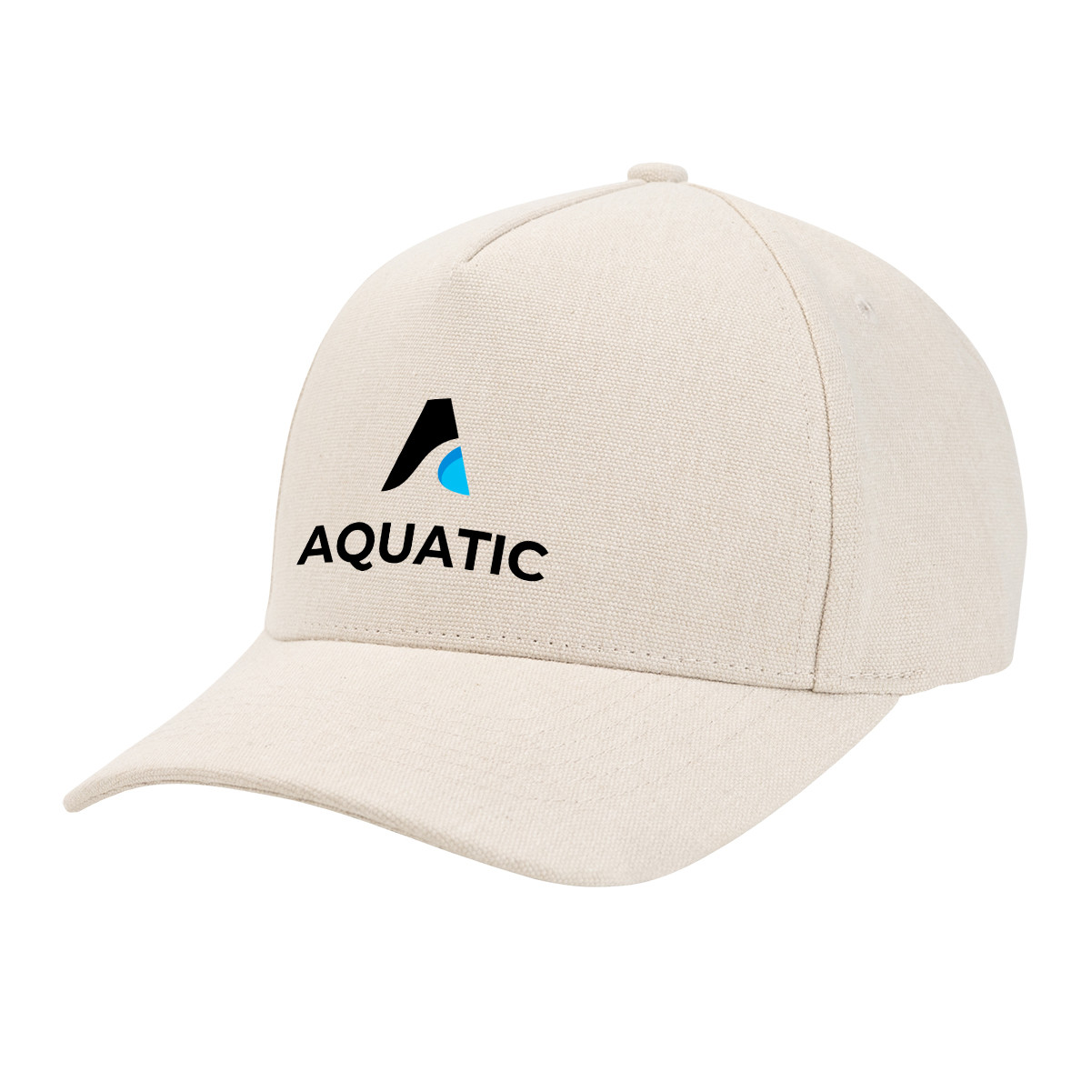 Aware™ Recycled Cotton Cap with Leatherette Backstrap Product Image