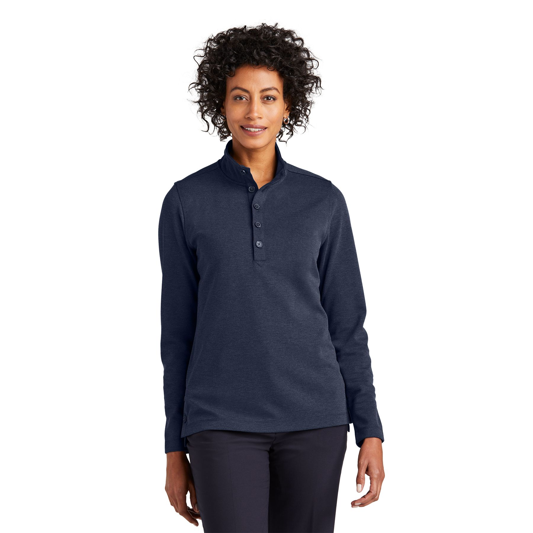 Brooks Brothers® Women’s Mid-Layer Stretch 1/2-Button Product Image