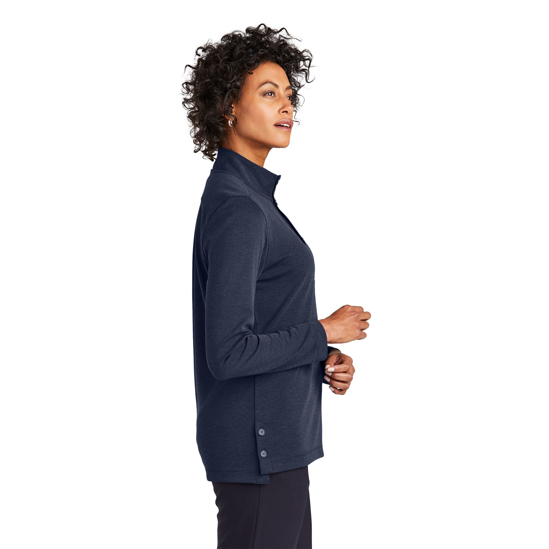 Brooks Brothers® Women’s Mid-Layer Stretch 1/2-Button Product Image