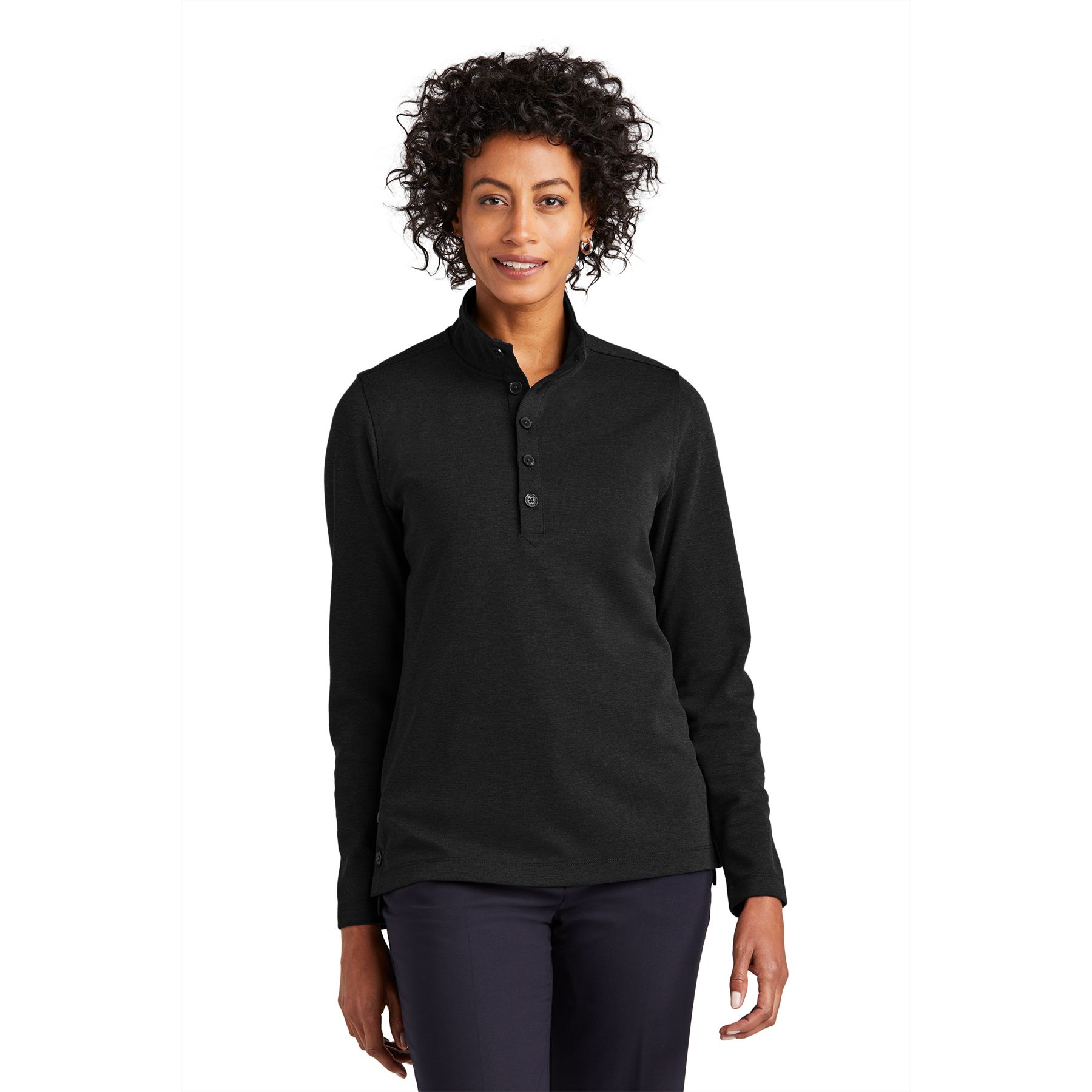 Brooks Brothers® Women’s Mid-Layer Stretch 1/2-Button Product Image