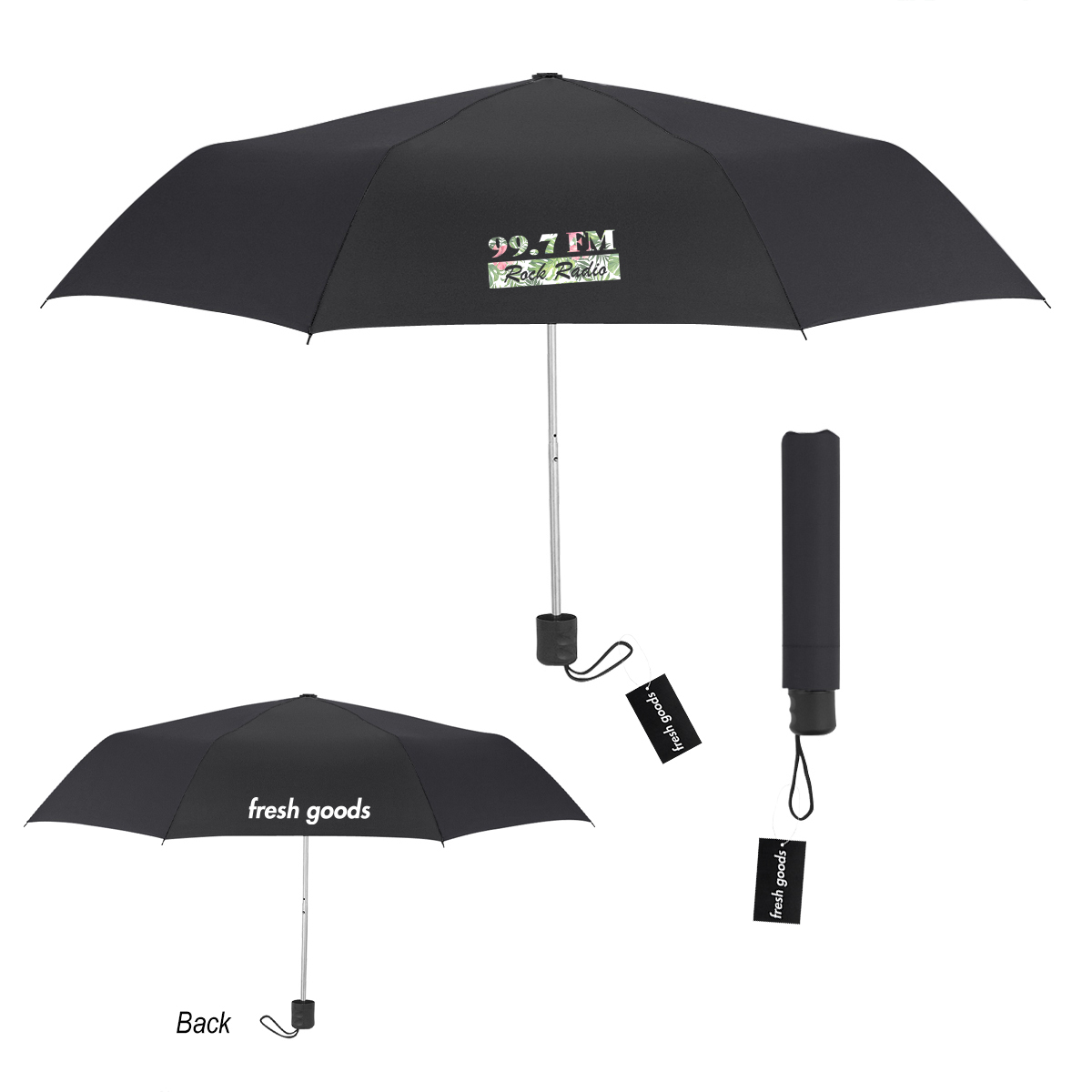 Fresh Goods 42" Arc Budget Telescopic Umbrella Product Image