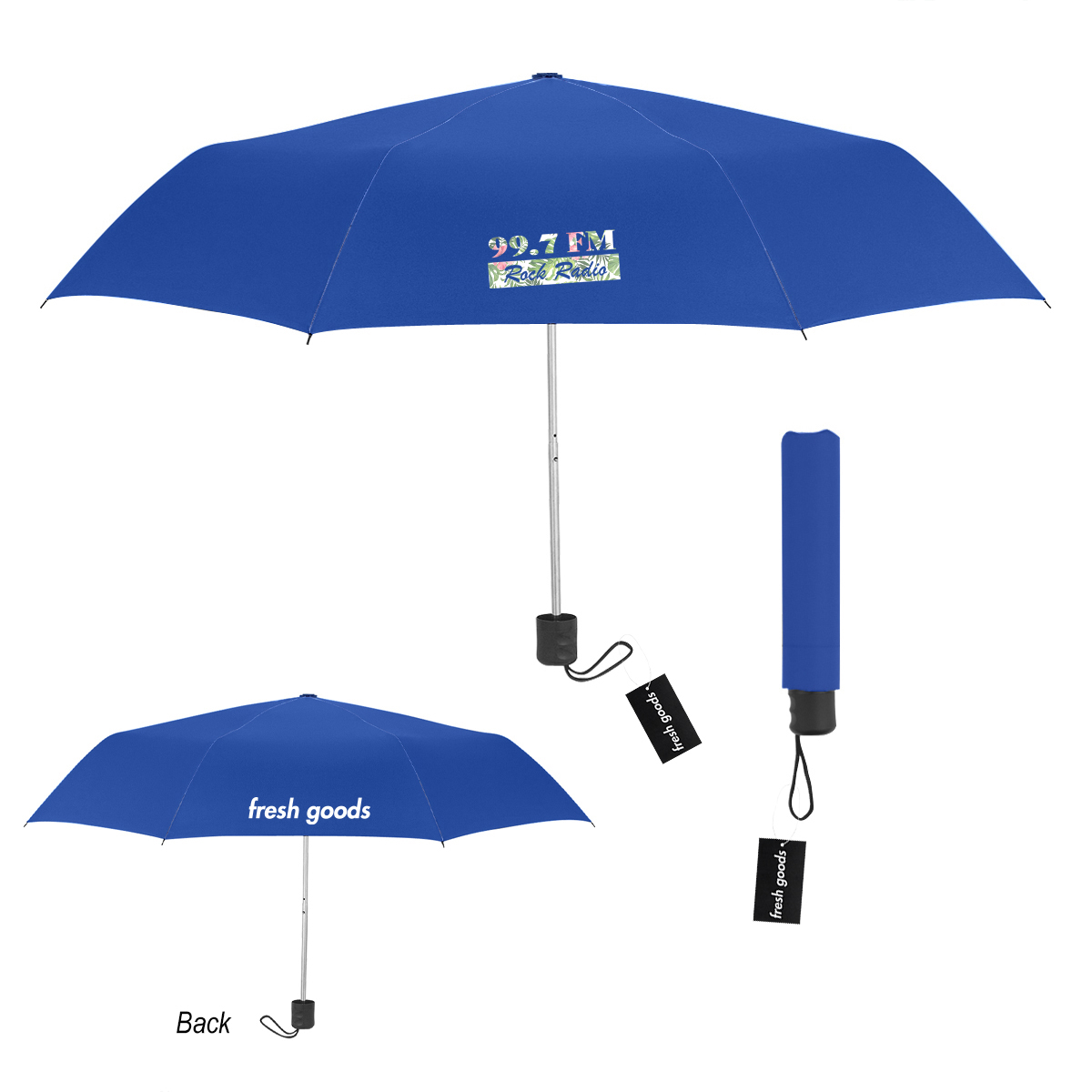 Fresh Goods 42" Arc Budget Telescopic Umbrella Product Image