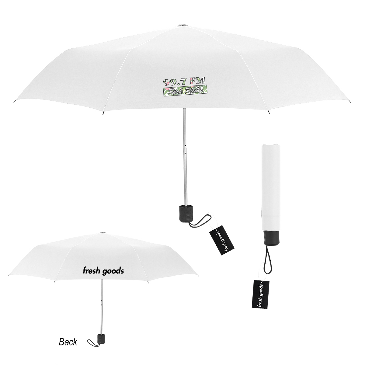 Fresh Goods 42" Arc Budget Telescopic Umbrella Product Image