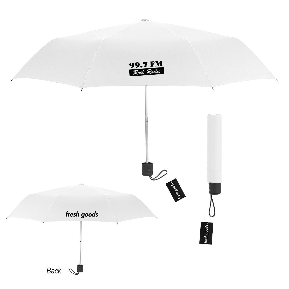 Fresh Goods 42" Arc Budget Telescopic Umbrella Product Image