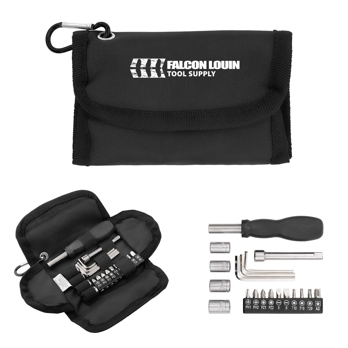 Verto 19-Piece Tool Set With rPET Case Product Image