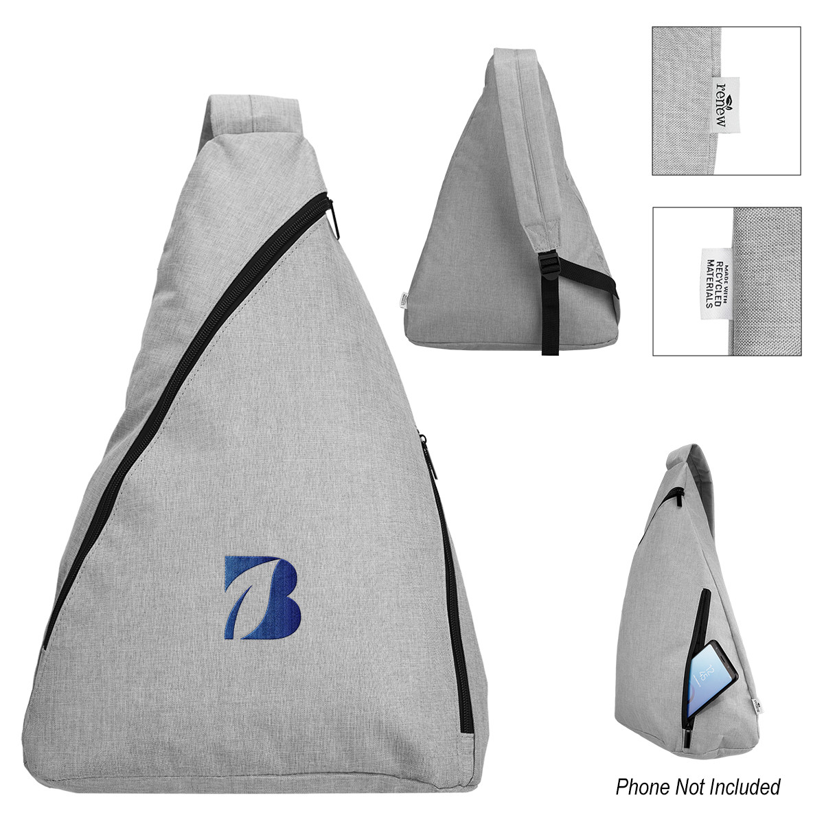Habitat rPET Heathered Sling Bag Product Image