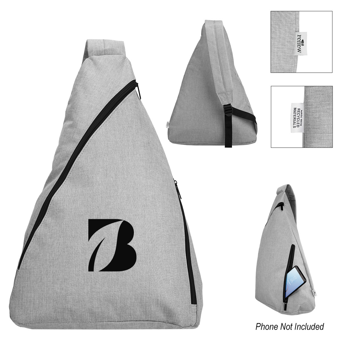 Habitat rPET Heathered Sling Bag Product Image