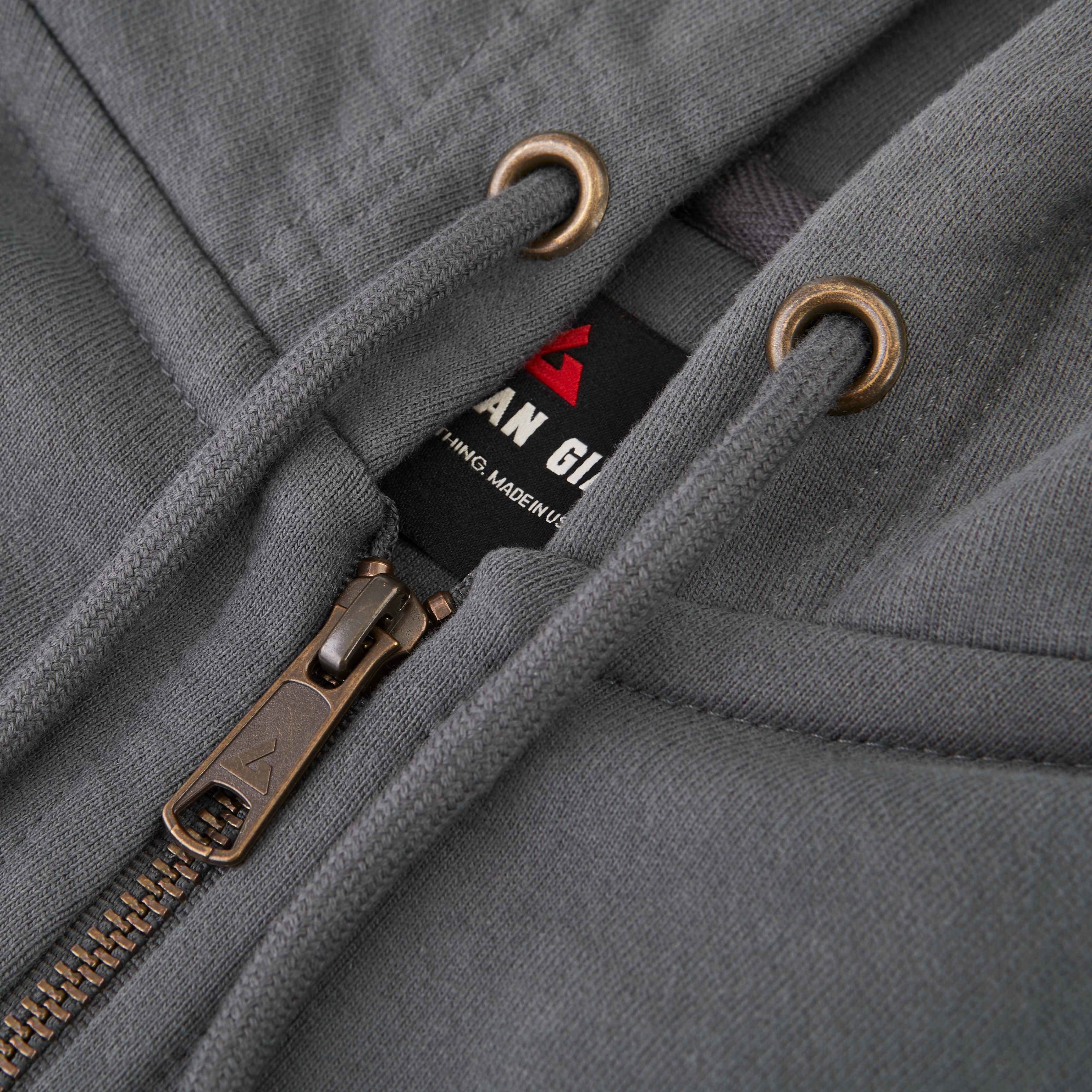 American Giant Women's Classic Full Zip Heavyweight Fleece Hoodie Product Image