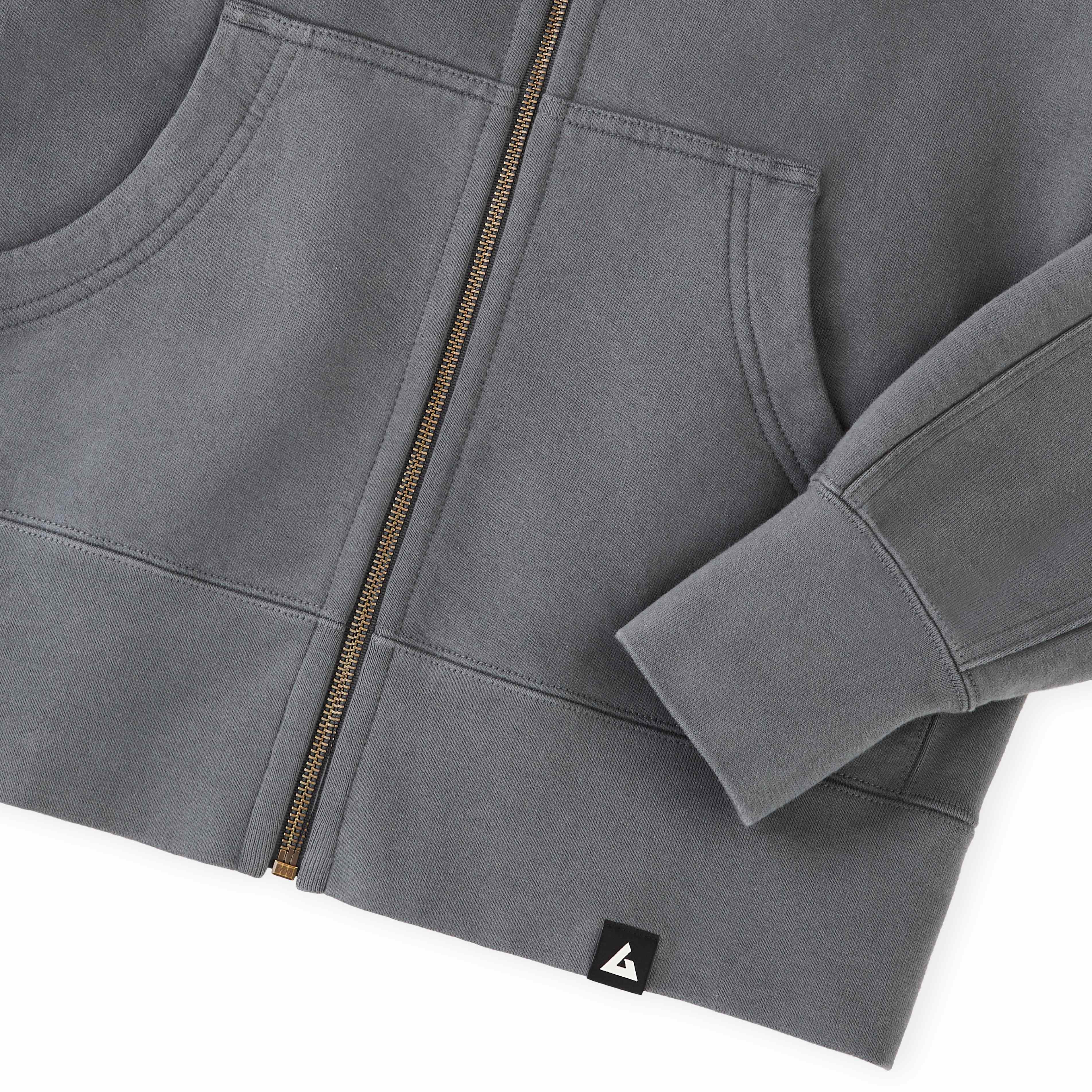 American Giant Women's Classic Full Zip Heavyweight Fleece Hoodie Product Image