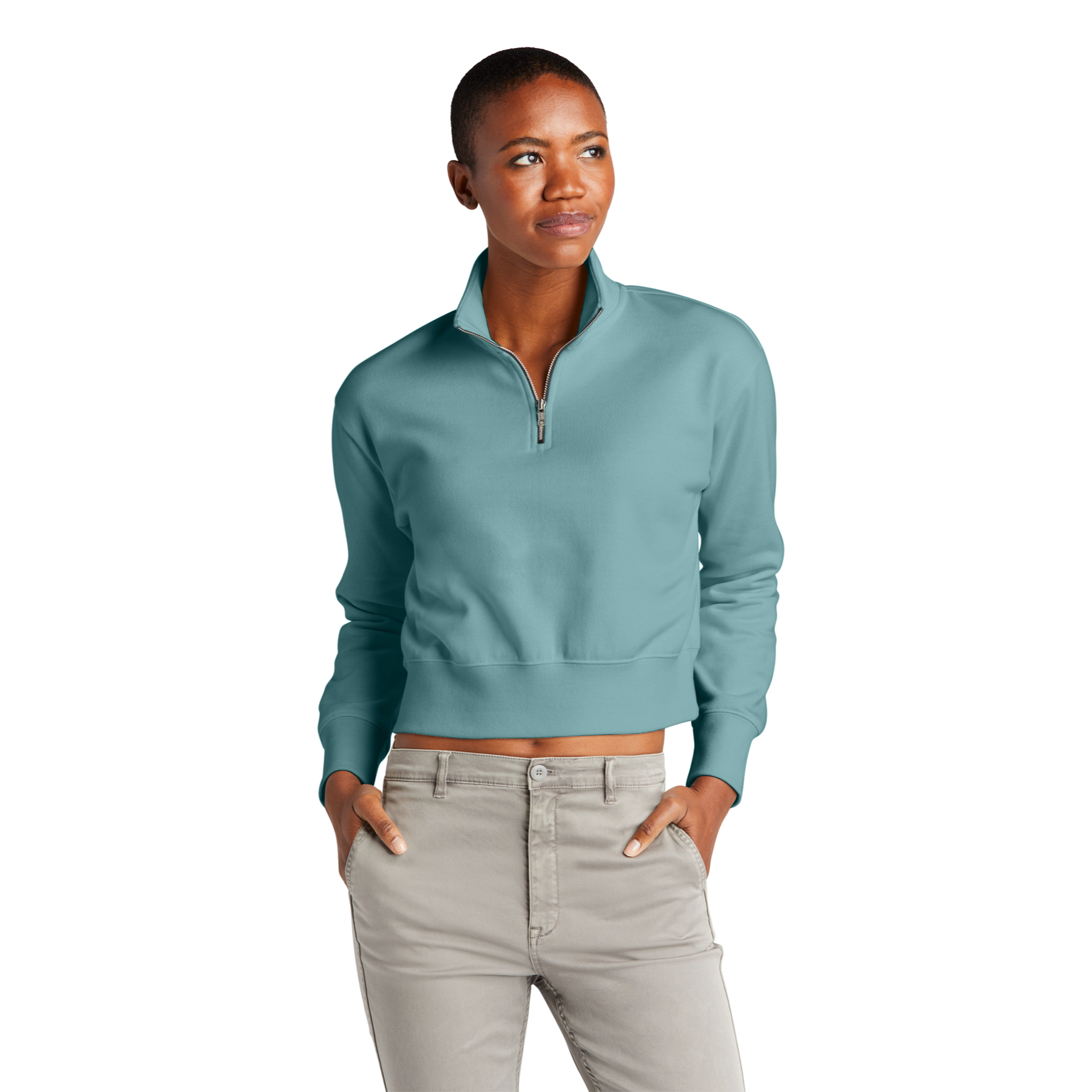 District Women’s V.I.T.™ Fleece 1/2-Zip Pullover Product Image