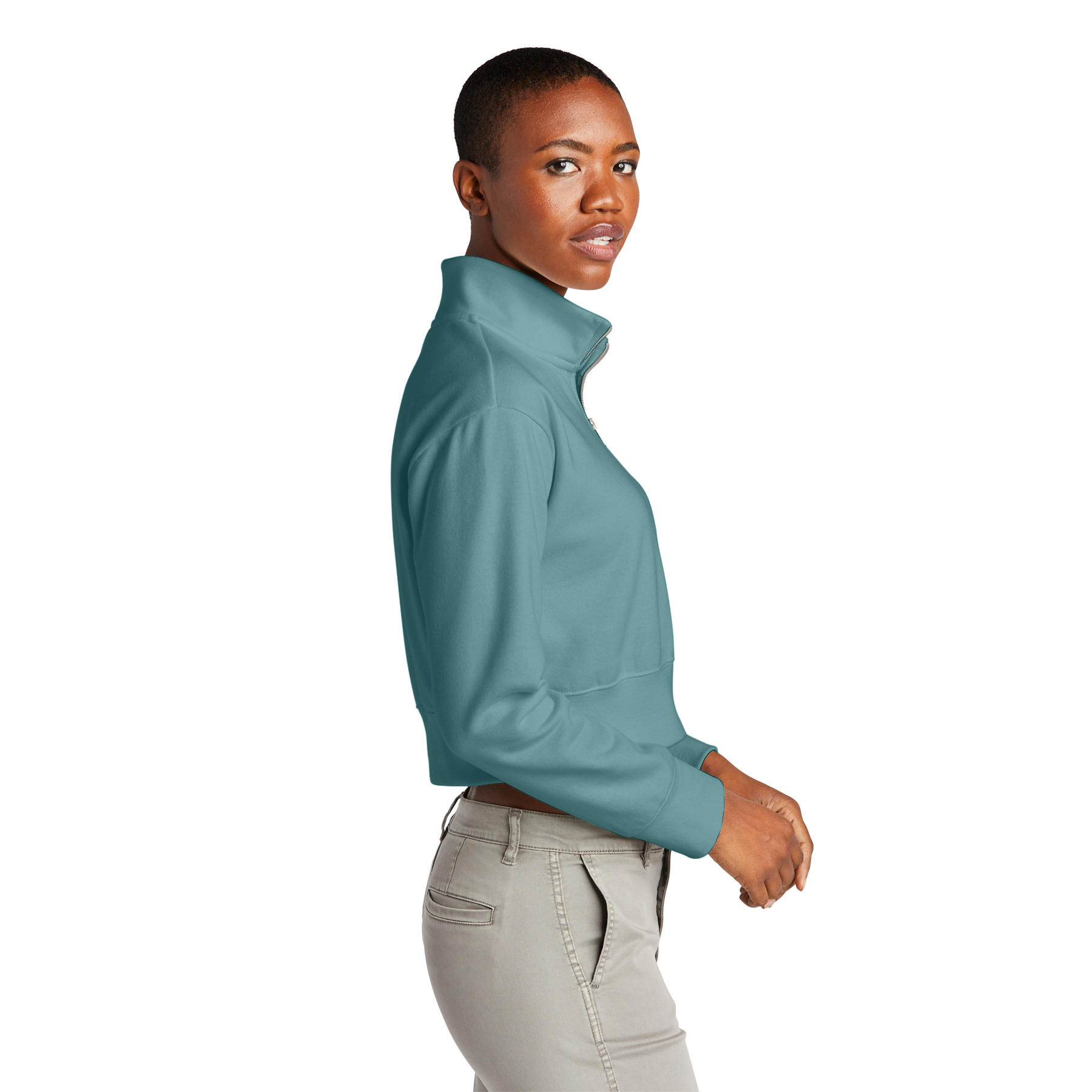 District Women’s V.I.T.™ Fleece 1/2-Zip Pullover Product Image