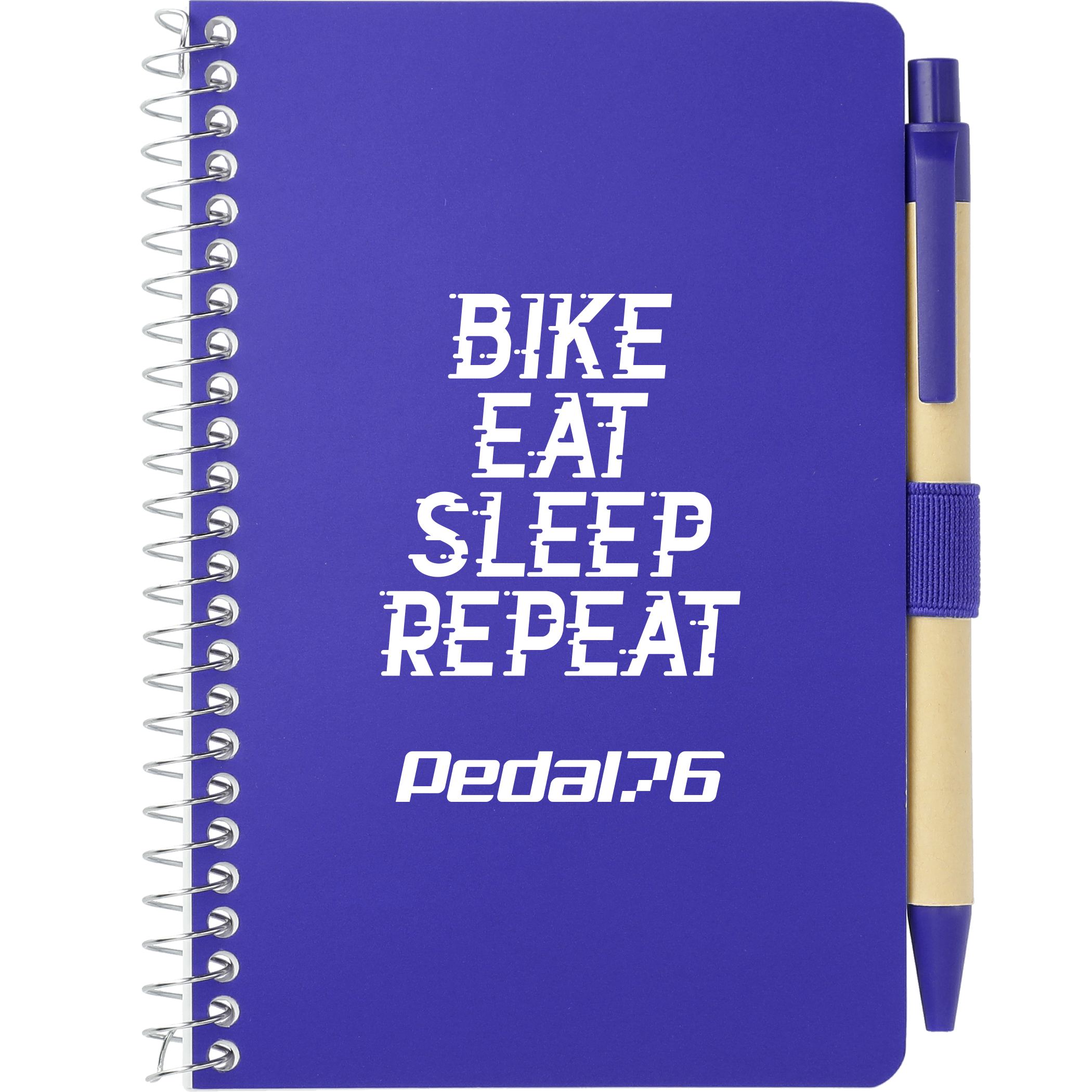 4" x 6" FSC® Mix Pocket Spiral Notebook with Pen Product Image