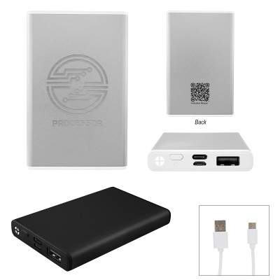 5,000 mAh Rabs & Aluminum Power Bank Product Image