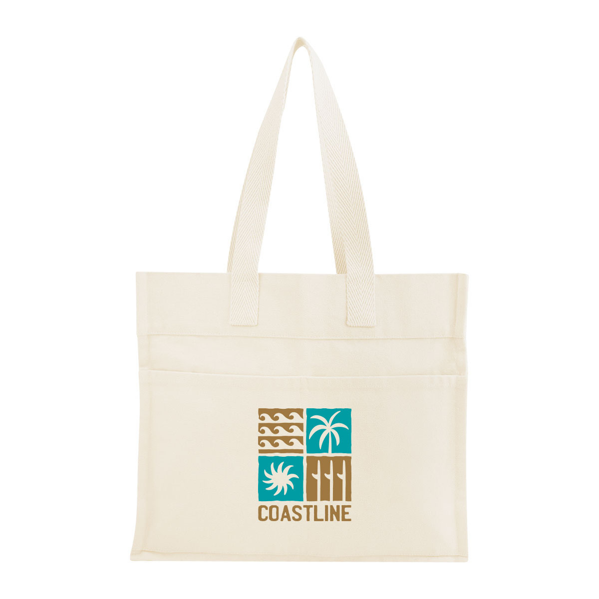 Aware™ 14 Oz. Recycled Cotton North/South Tote Product Image