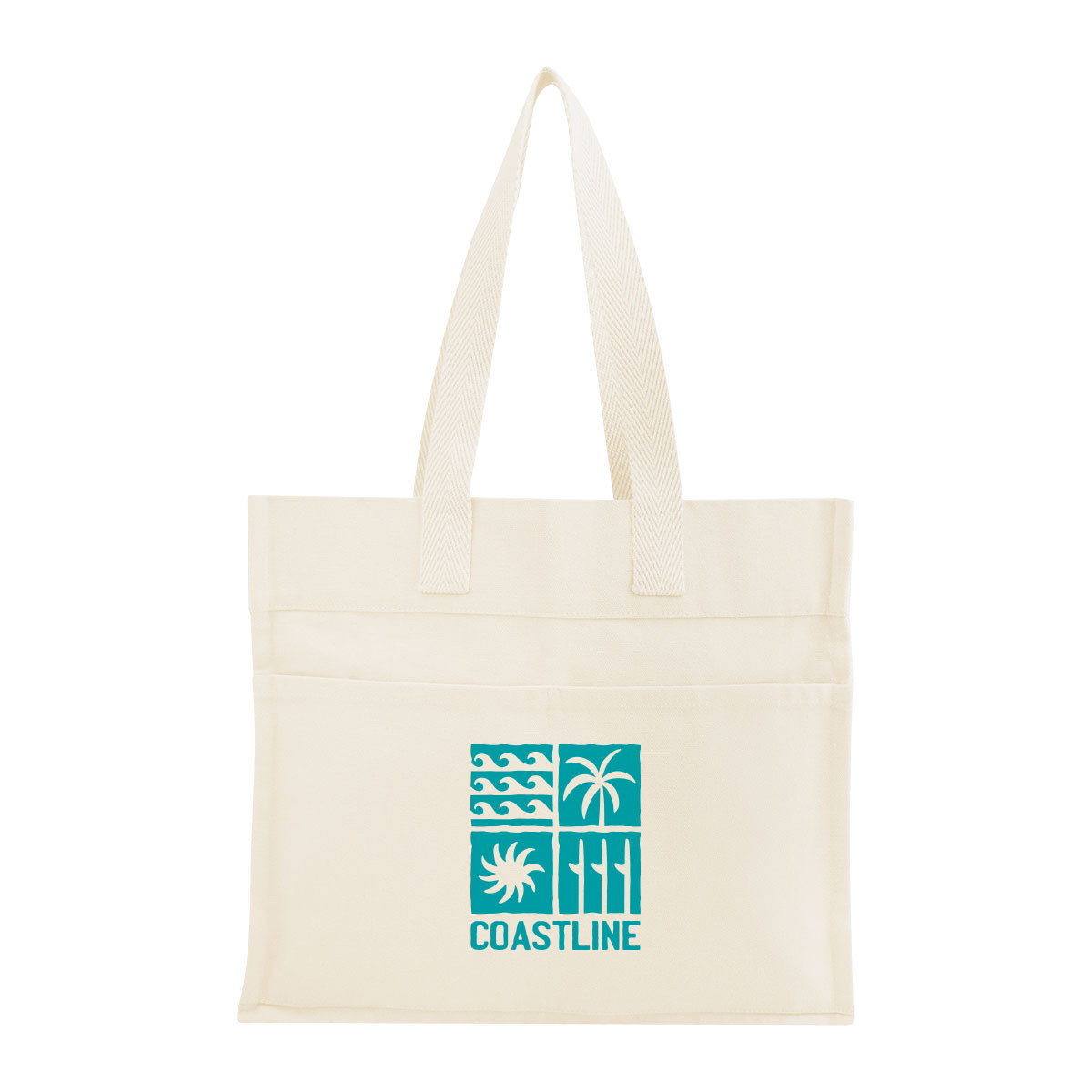 Aware™ 14 Oz. Recycled Cotton North/South Tote Product Image