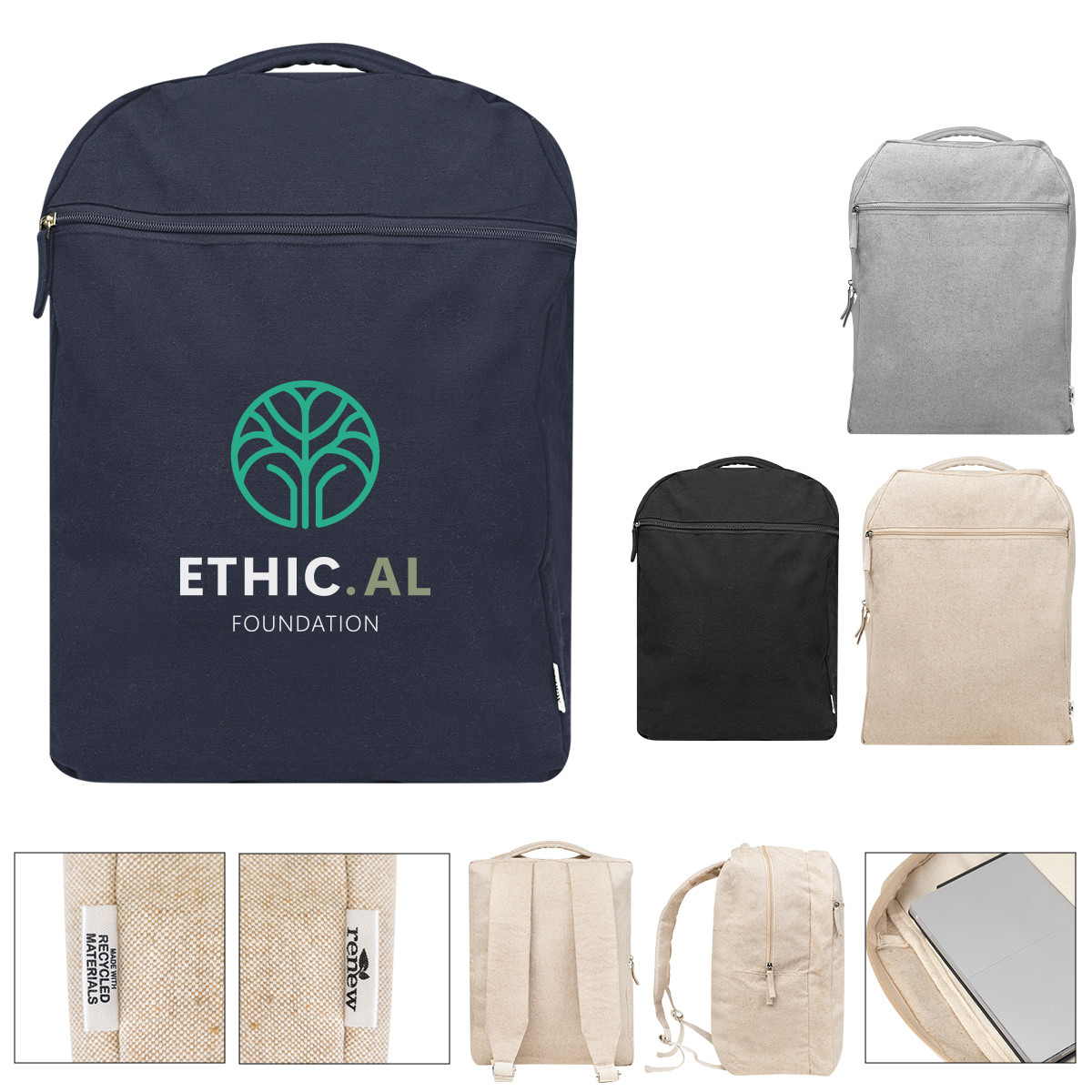 Arden Recycled Cotton Backpack Product Image
