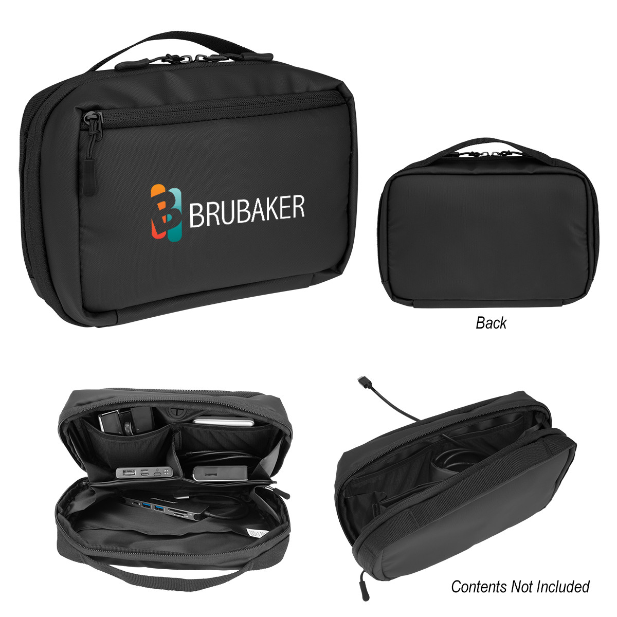 rPET Tech Pouch With Easy Cord Access Product Image