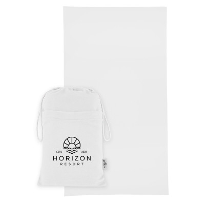 Sand-Free rPET Beach Towel With Pouch Product Image