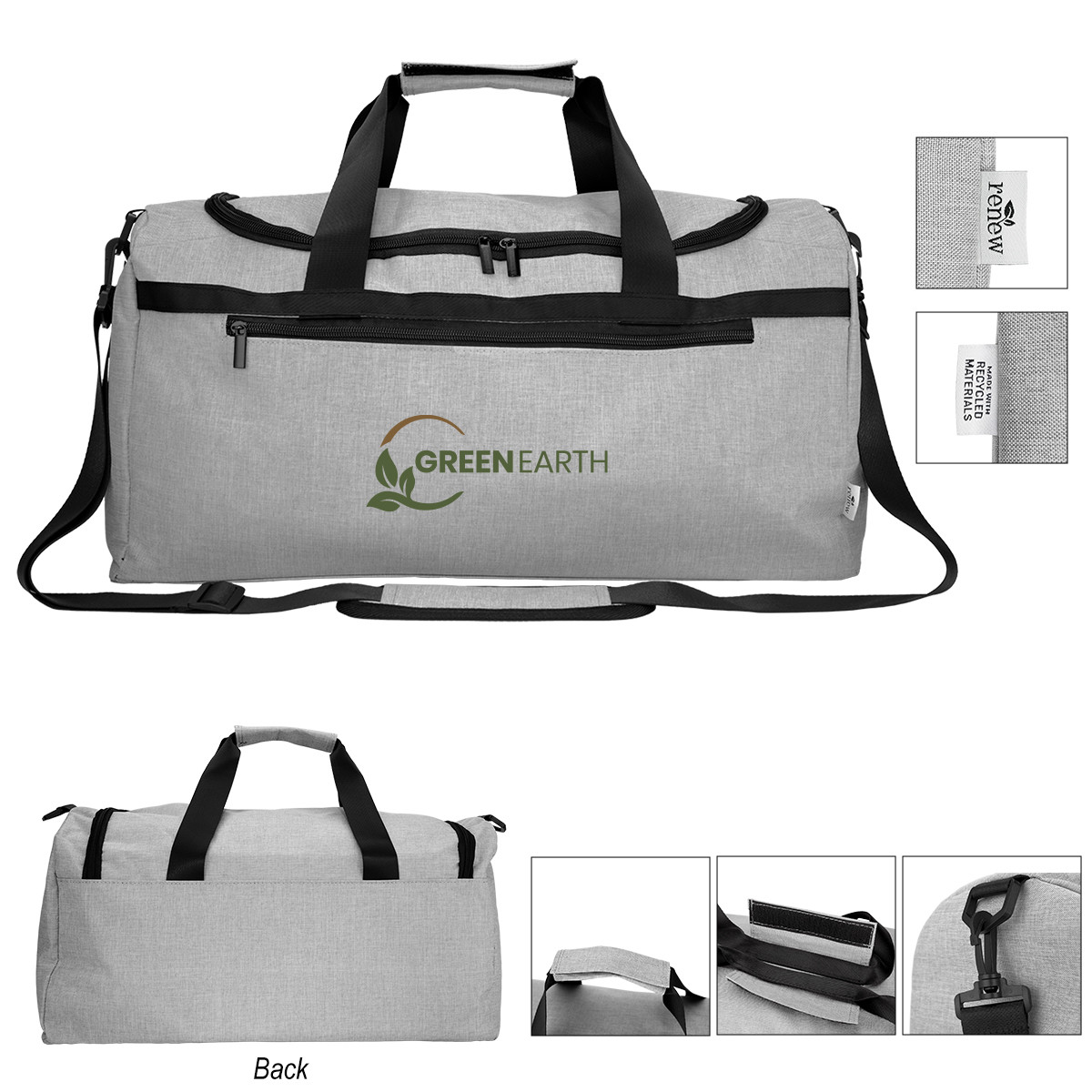 Habitat rPET Heathered Duffel Bag Product Image