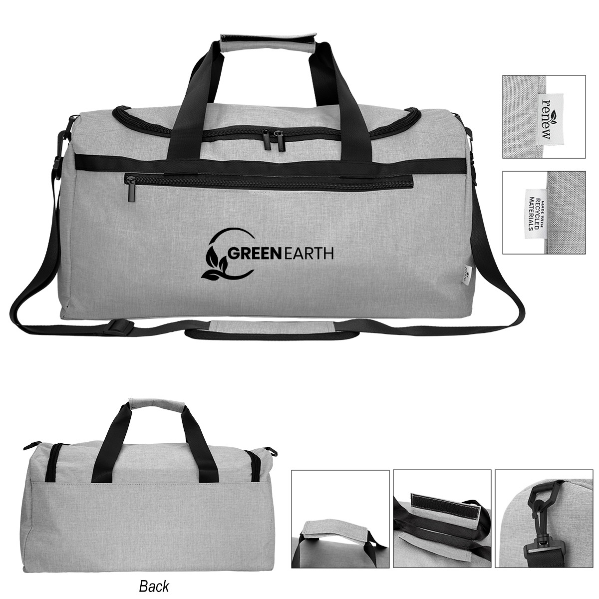Habitat rPET Heathered Duffel Bag Product Image
