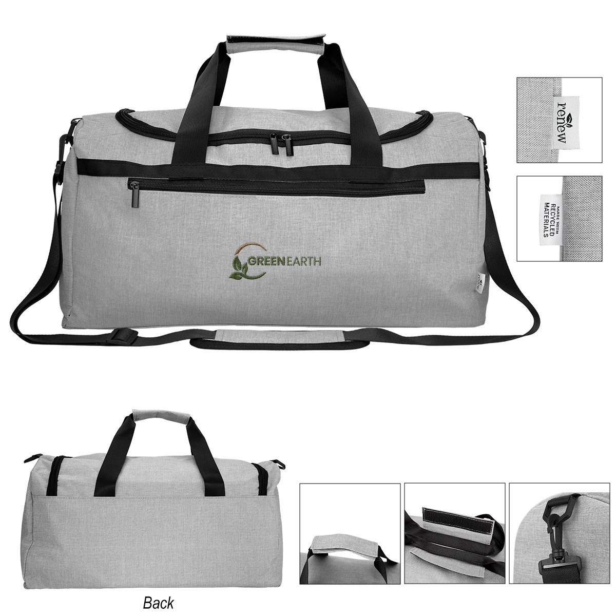 Habitat rPET Heathered Duffel Bag Product Image