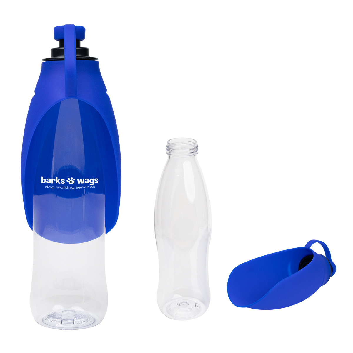 21 Oz. Recycled Pet Water Bottle & Dispensing Bowl Product Image