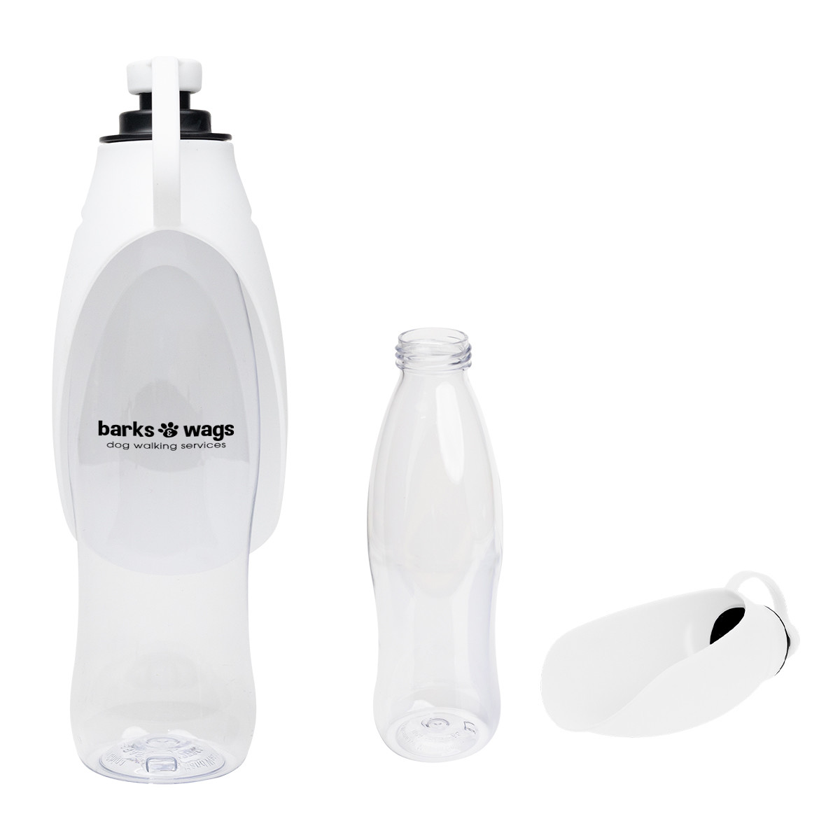 21 Oz. Recycled Pet Water Bottle & Dispensing Bowl Product Image