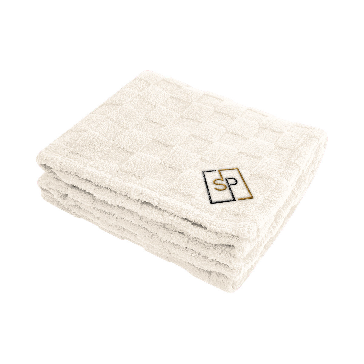 rPET Checkered Sherpa Blanket Product Image
