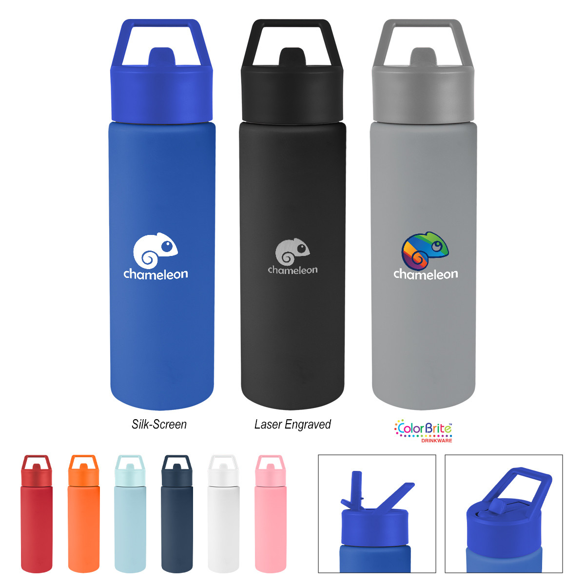 Torrey Recycled Stainless Steel Bottle - 24 Oz. Product Image