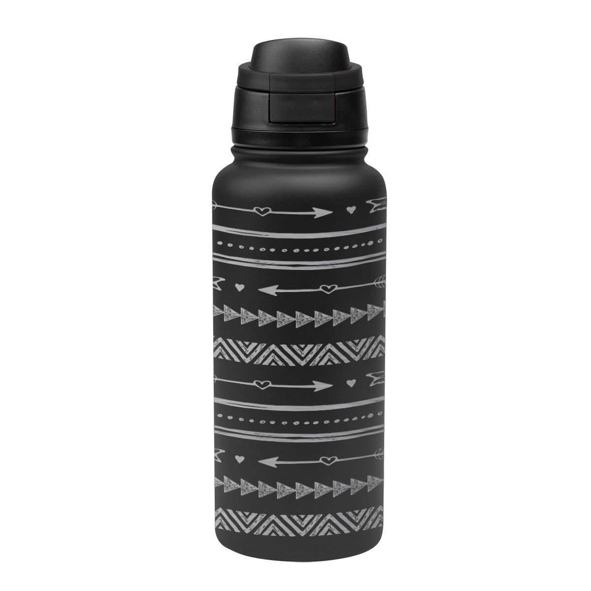 Full Laser Pop Sip Recycled Stainless Steel Bottle - 32 Oz. Product Image