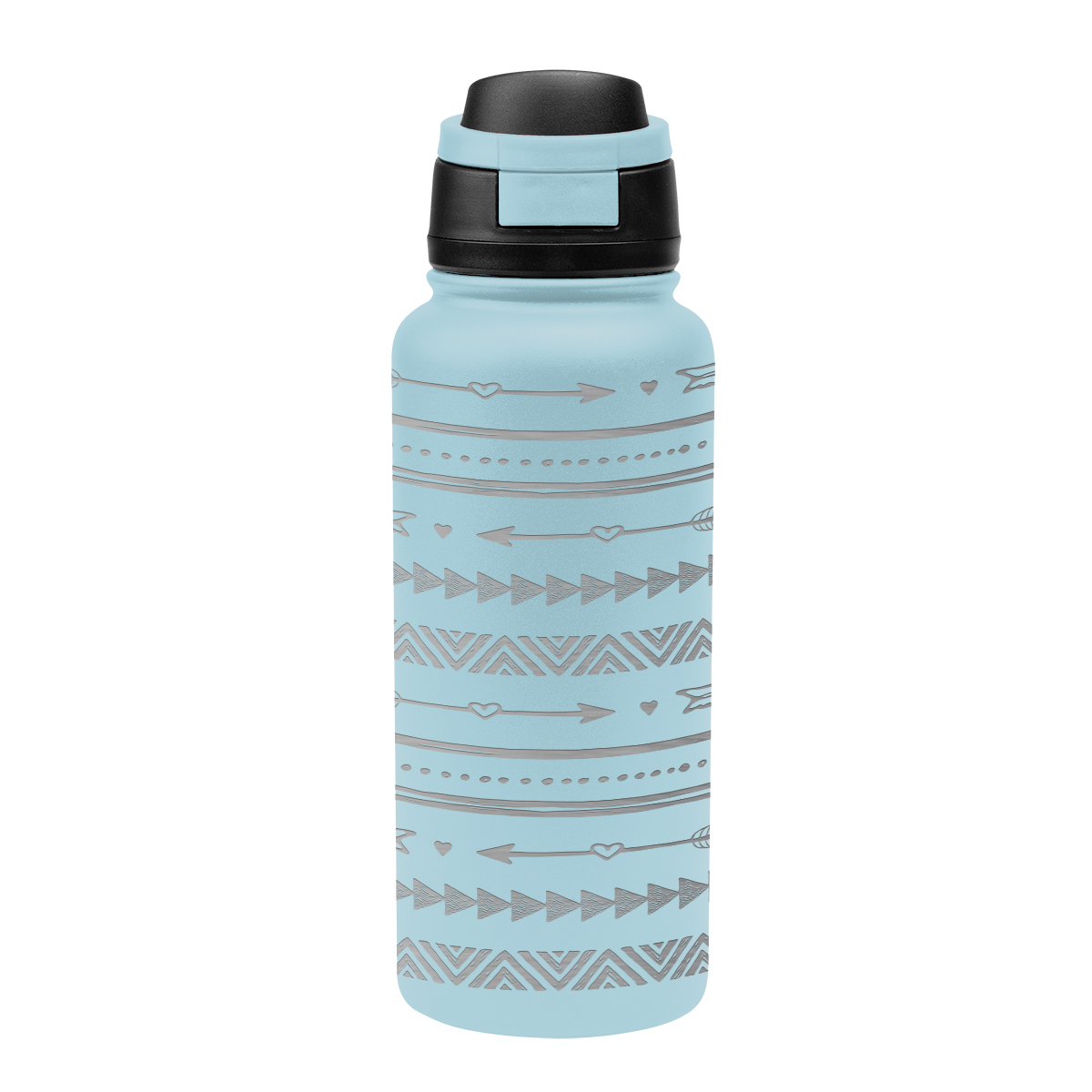 Full Laser Pop Sip Recycled Stainless Steel Bottle - 32 Oz. Product Image